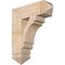 Ekena Millwork Merced Arts & Crafts Smooth Bracket, Douglas Fir, 5 1/2"W x 20"D x 24"H BKT06X20X24MRC03SDF - alternate 1